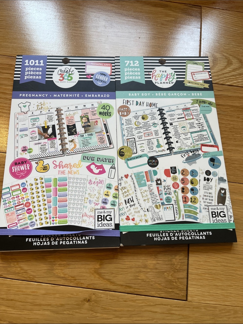 Happy Planner Stickers - Pregnancy & Baby Boy